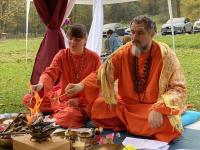 Участие в хоме он-лайн в Шива Према Сагар ашраме