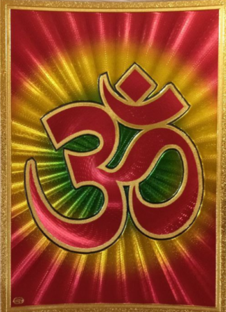 Символ ОМ (пластик под золото) 