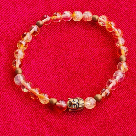 Браслет "Будда" из цитрина