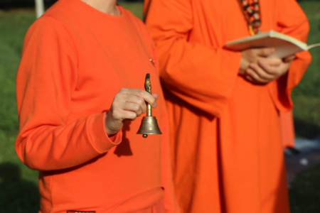 Проведение индивидуальной хомы в Шива Према Сагар ашраме